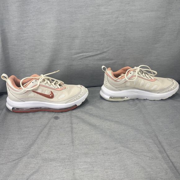 Nike Air Max AP Women’s Size 10.5 Sneakers White Pink CU4870-101 - Picture 9 of 10